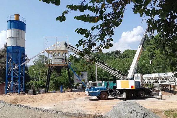 Belt Type Concrete Batching Plant