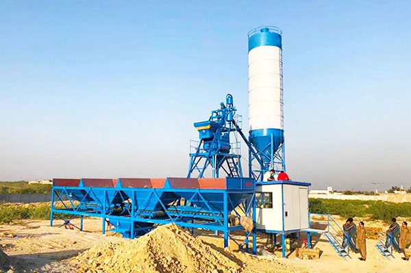 HZS35-Small-stationary-concrete-batching-plant