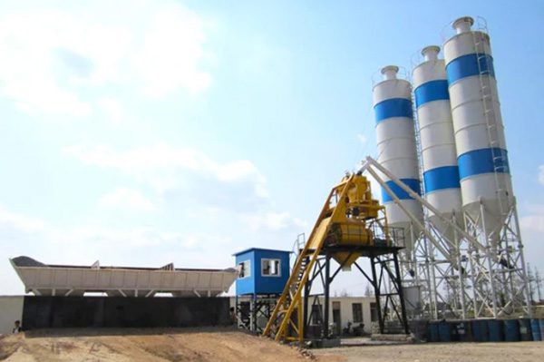 Vietnam HZS50 Stationary Concrete Batching Plant