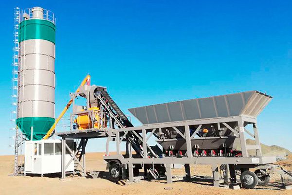 YHZS35 Mobile Concrete Batching Plant